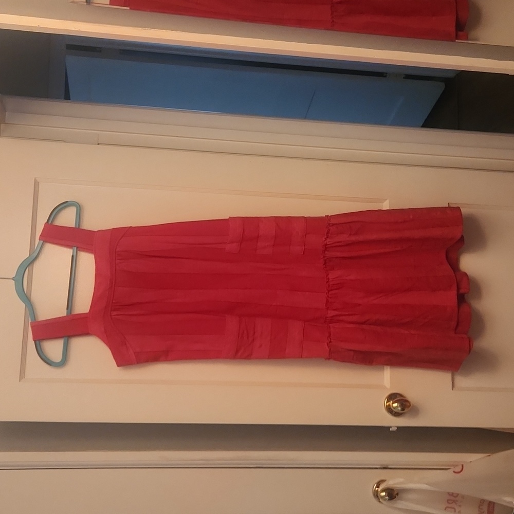 Maeve Anthropologie Medium Red Dress